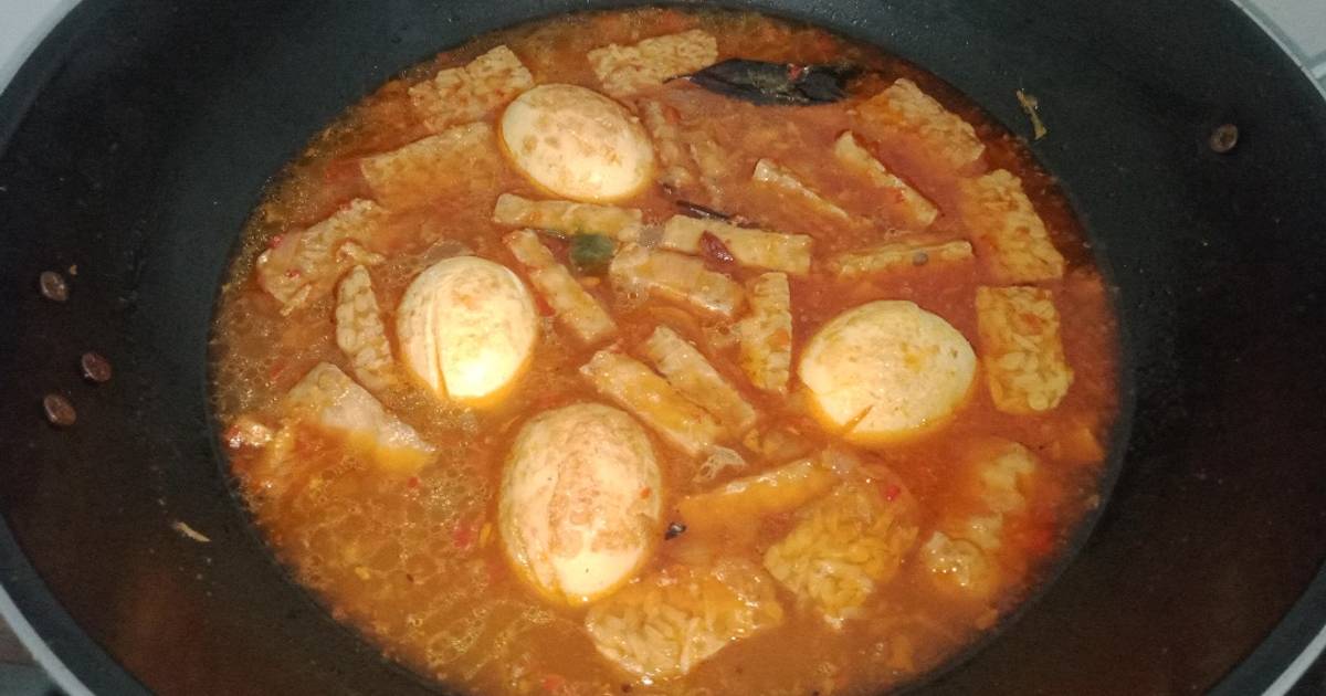 Resep Tempe Dan Telur Kuah Kuning Mudah dan Praktis Dihidangkan