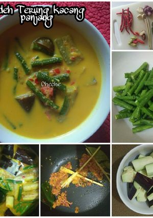 Foto resep Lodeh Terung kacang panjang