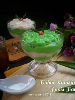 Foto resep Bubur Sumsum Lapis Pandan