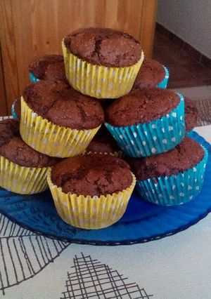 Extra csokis muffin recept fotója