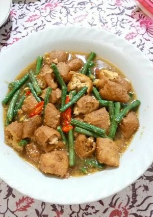 Foto resep Tumis kacang tahu manis