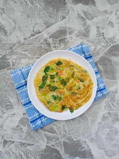 Foto resep Telur Dadar Pakcoy