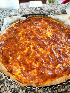 Una foto de Quiche/de bacon y cebolla