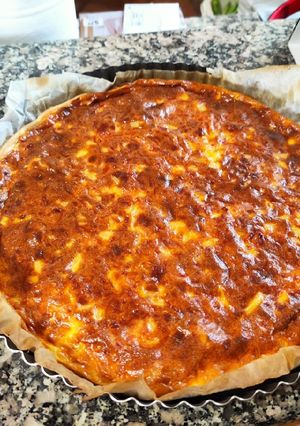 Una foto de Quiche/de bacon y cebolla