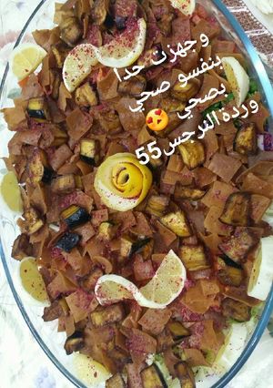 صورة لوصفة سلطة لذيذة وشهية