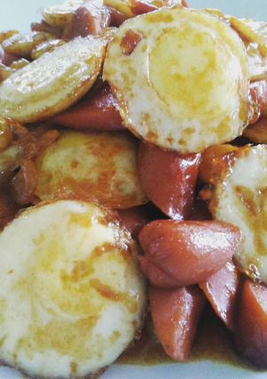 Foto resep Semur tongsis (telur puyuh goreng sosis)