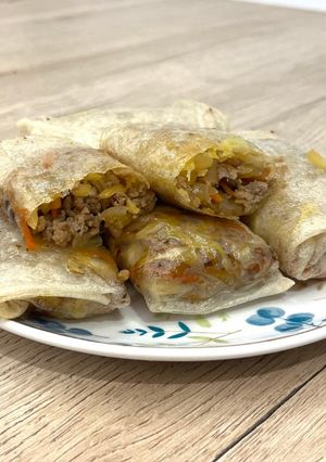 Una foto de Rollitos de primavera
