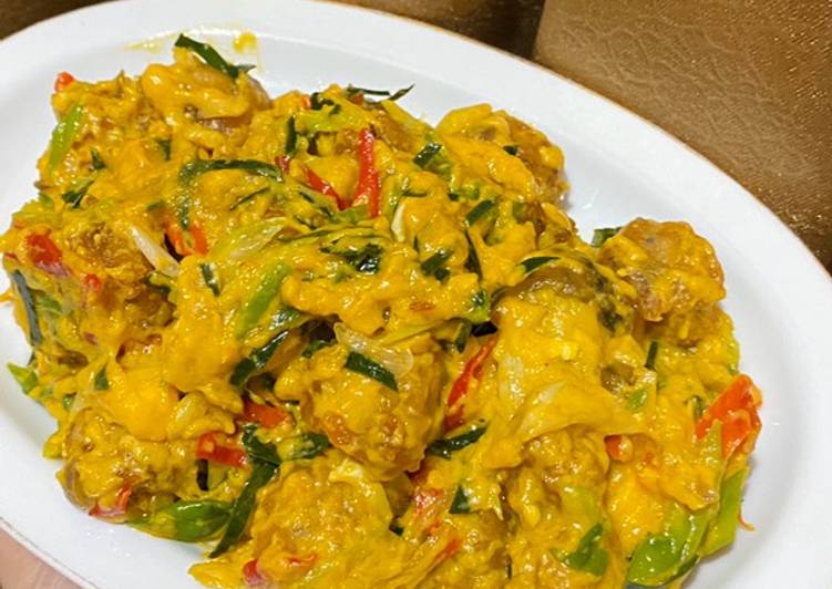 Resep Cumi Telor asin, Bikin Ngiler