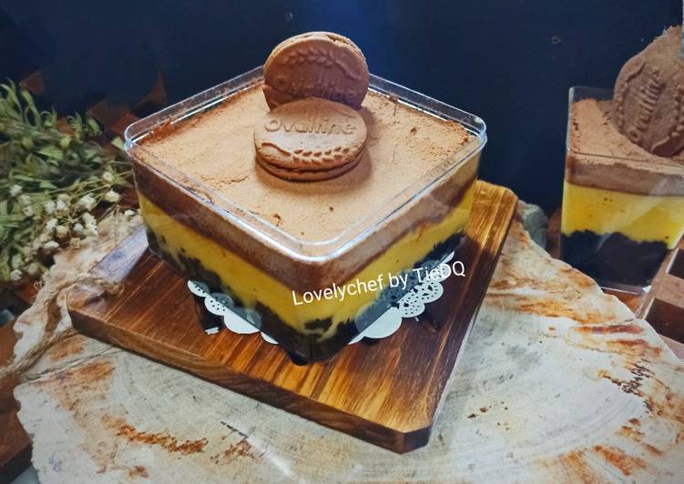 Bagaimana Menyiapkan Ovaltine Cream Brulee Dessert Box yang Lezat