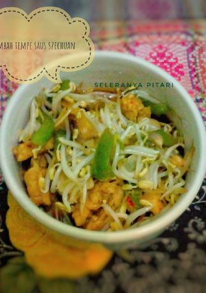 Foto resep Tempe Kecambah Saus Szechuan