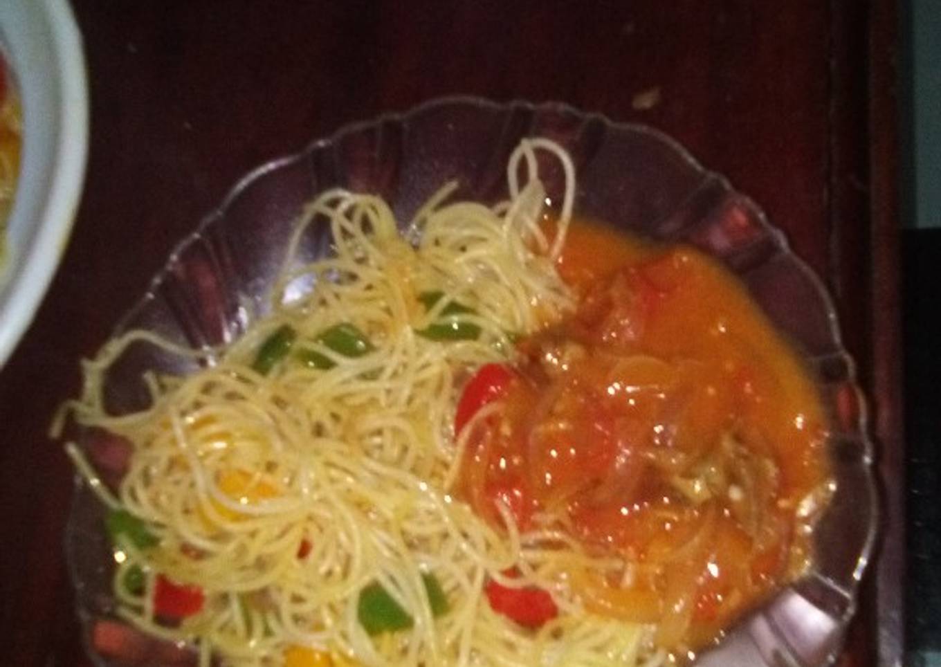 Mum's vegetables spaghetti& sauce
