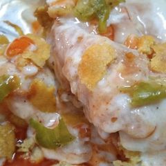 Papdi chaat A picture of Papdi chaat.