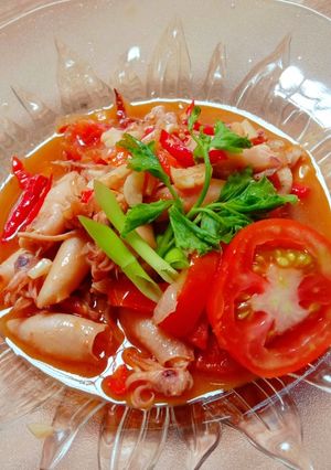 Foto resep Tumis cumi asin endess