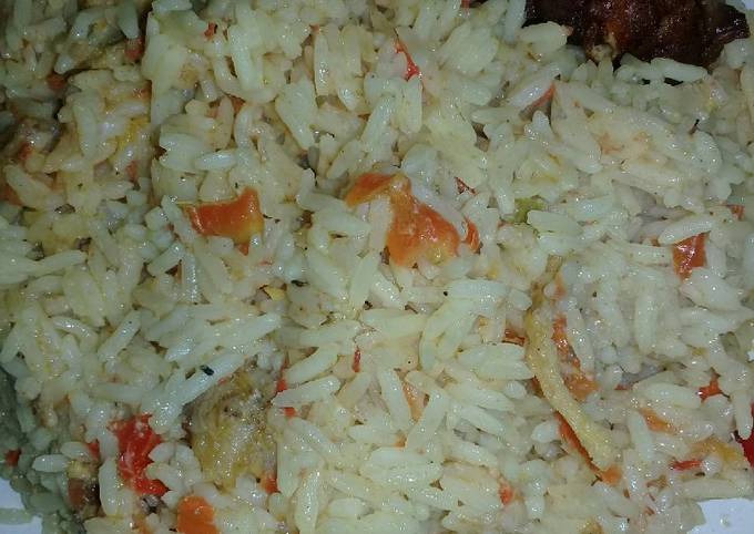 Steps to Prepare Speedy Coconut rice