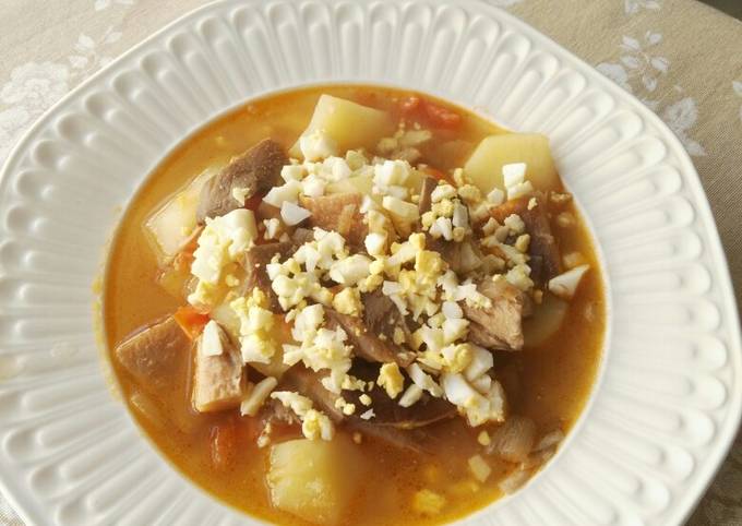 Setas guisadas con patatas Receta de hoy_cocina_lisson (Pilar) - Cookpad