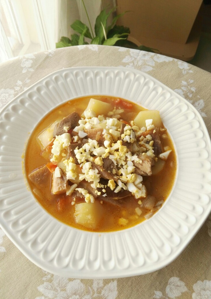 Una foto de Setas guisadas con patatas