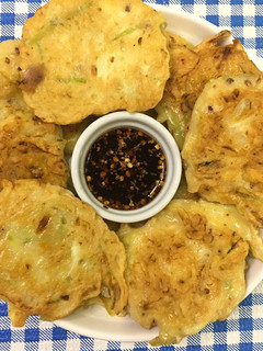 A picture of Hobak Buchim (Zucchini Pancakes).