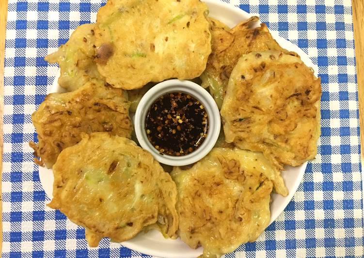 Simple Way to Make Super Quick Hobak Buchim (Zucchini Pancakes)