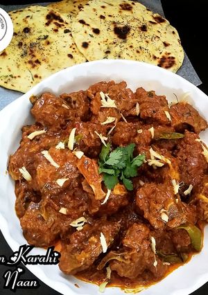 A picture of Mutton karahi.