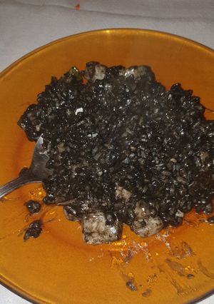 Una foto de Arroz negro