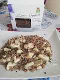 Pastina ai semi di lino risottata con seppioline e pesce razza