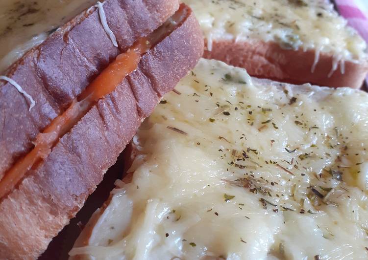 Croque-monsieur Saumon Combava