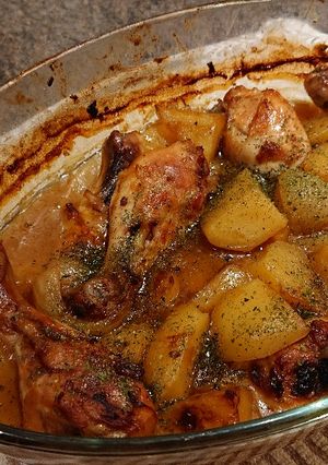 A picture of Roasted Beer Chicken.