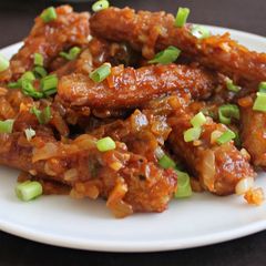 A picture of Baby Corn Manchurian.