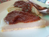 Torta 'flan' de leche de arroz (vegan)!