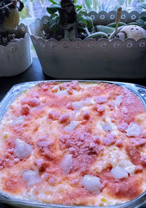 Une photo de Tiramisu Rose aux litchis