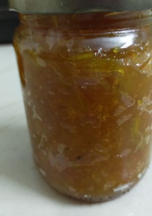 A picture of Chhundo (Mango Sweet Pickle).