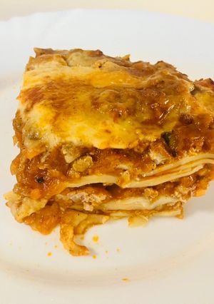 Lasagne sajttal recept fotója
