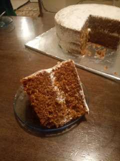 A picture of Carrot cake #baking contest.