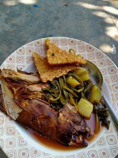 Foto resep Sayur asem iwak panggang (ikan asap)
