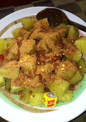 A picture of Boiled Sweet potato.