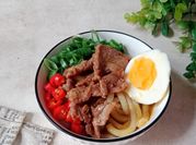 Gambar beef curry udon