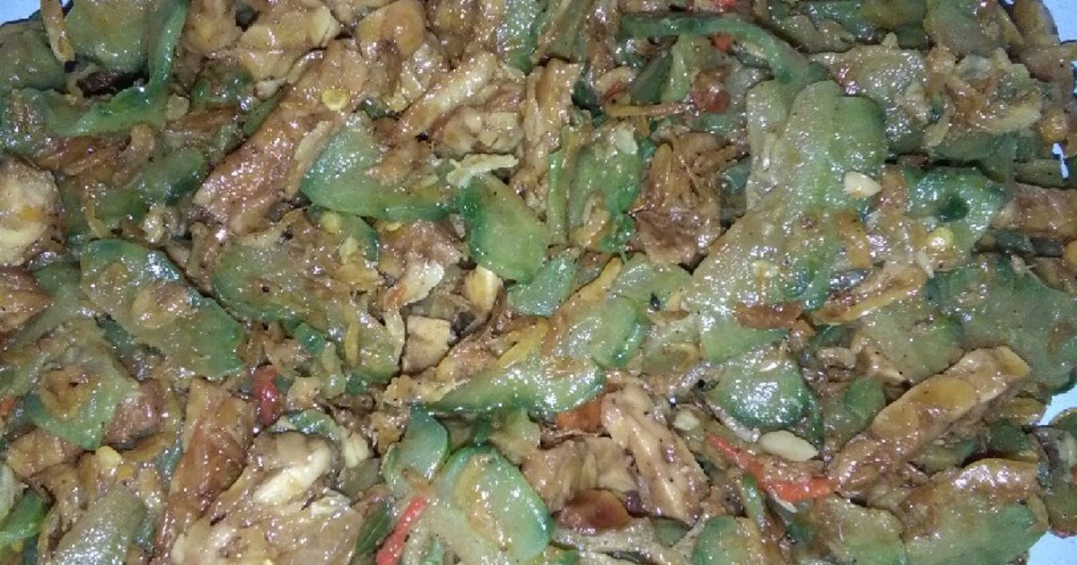 Day 17 : Oseng Pare tempe dengan teri udang (menu buka puasa)
