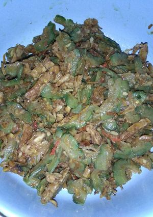 Foto resep Day 17 : Oseng Pare tempe dengan teri udang (menu buka puasa)