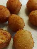Croquetas de magdalena con dulce de leche