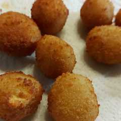 Foto principal de Croquetas de magdalena con dulce de leche