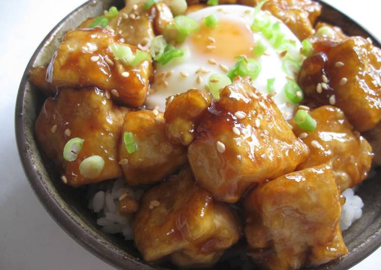 Recipe of Favorite Teriyaki Tofu Don