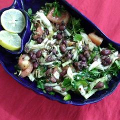 A picture of Mexican salad.
