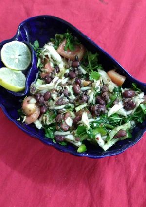 A picture of Mexican salad.
