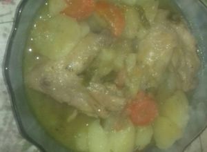Una foto de Estofado de alas de pollo