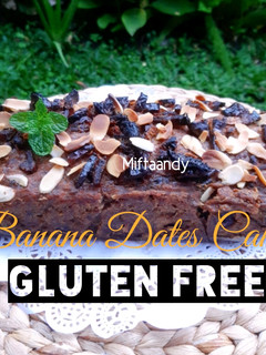 Foto resep Banana Dates Cake Gluten free