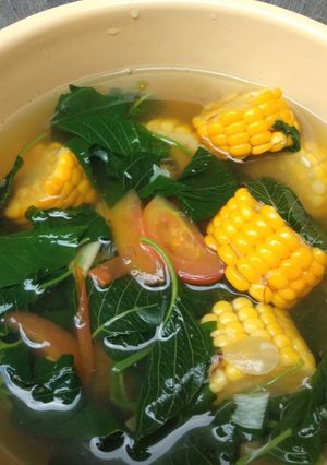 Foto resep Sayur bening bayam jagung
