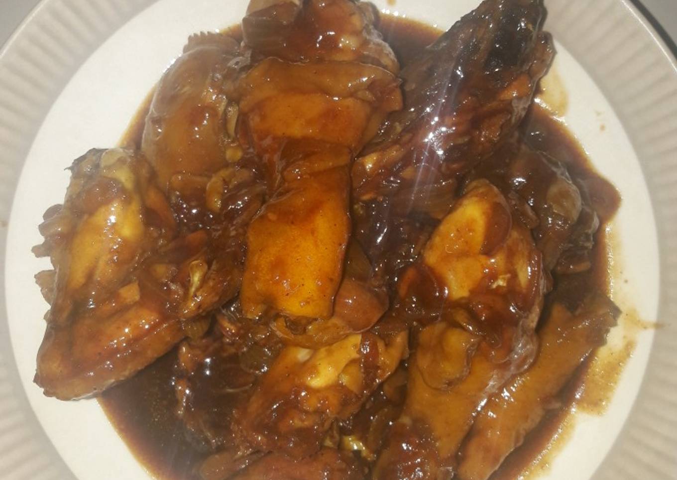 Steak ayam asam manis