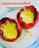 Melting Cheese Capsicum Stuffed (Vegan friendly) 濃郁起司彩椒烤盅(健康蔬食)