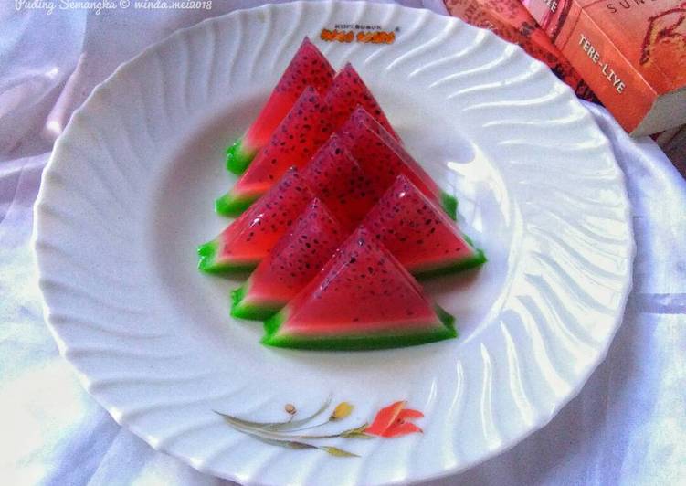 Resep Puding Semangka 🍉 yang Lezat