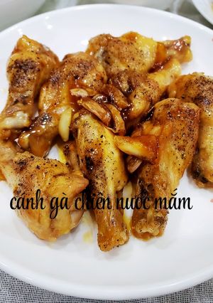 Hình của món Cánh gà chiên nước mắm.